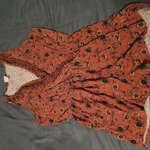 Floral romper size XXL